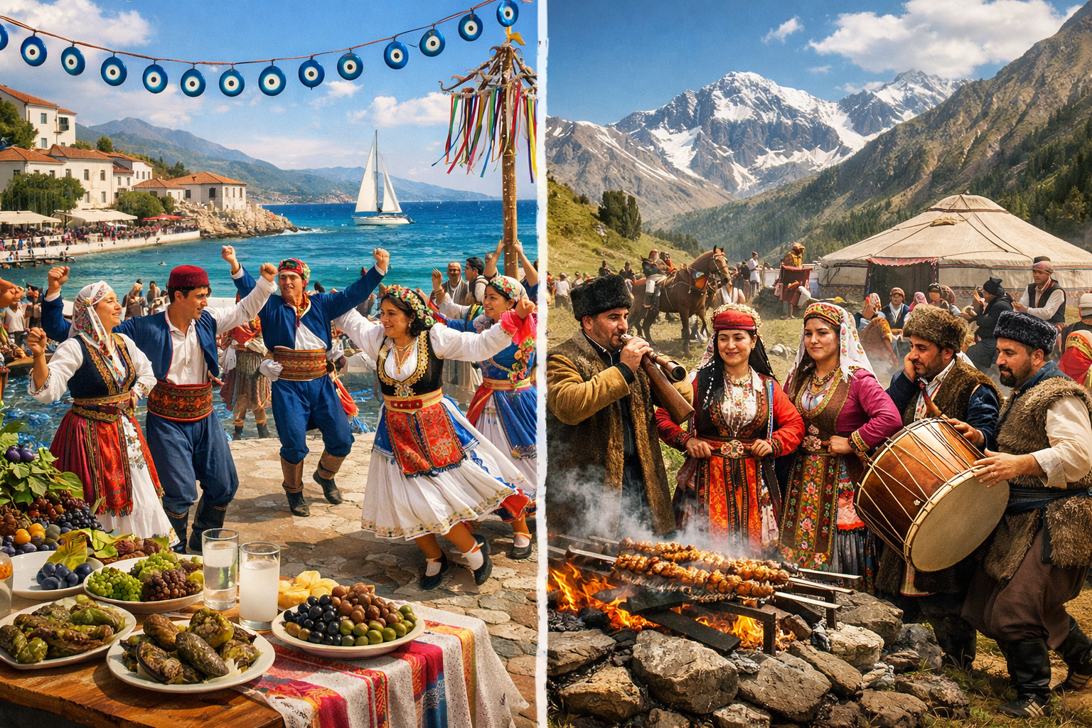 Turkiye'nin farkli bolgelerinde farkli senlik gelenekleri